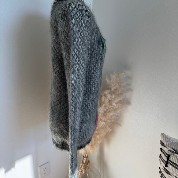 Anthropologie Corey Lynn Calter Mulitcolor Design Wool Crewneck Sweater Small - Picture 5 of 8